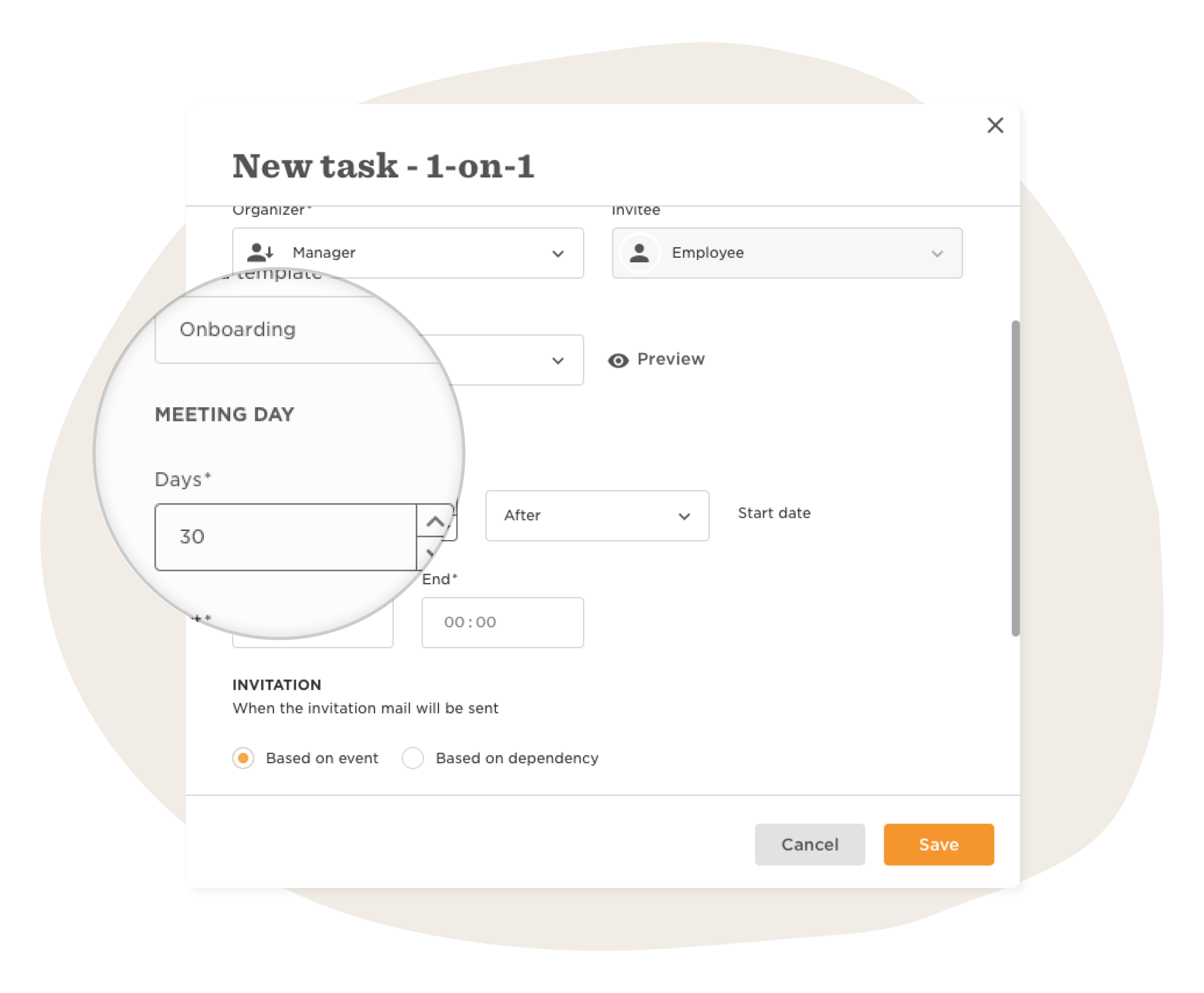 1-on-1 onboarding