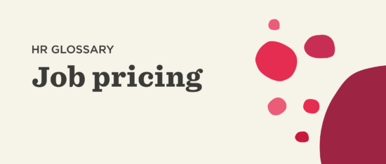 HR glossary design with bold 