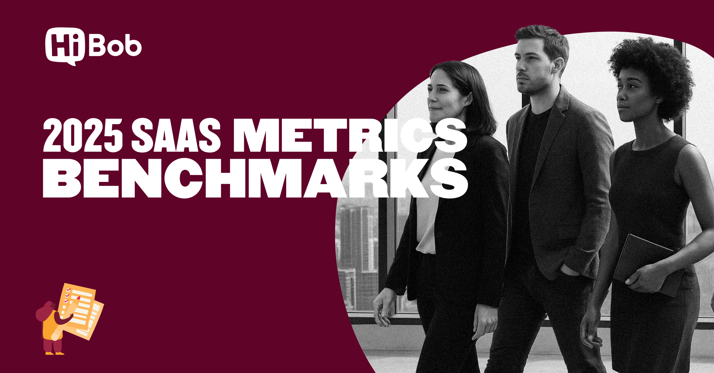 Download the 2025 B2B SaaS benchmarks report | HiBob