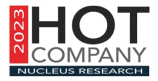 2023 Hot Company logo in innovative research, Visual representation of award for outstanding companies in innovation.
