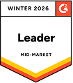 Leader, G2, Winter2026, Mid-Market