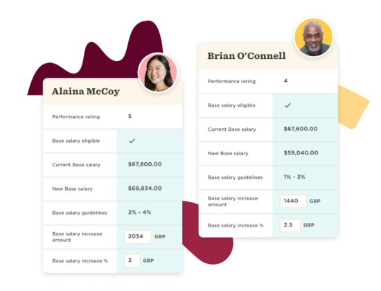 Alaina McCoy, Brian O'Connell, salary details, performance ratings