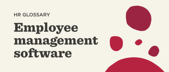 HR glossary title design featuring 