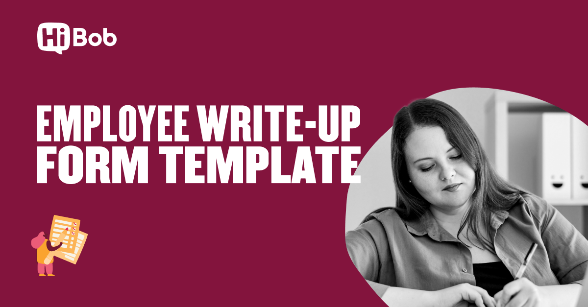Employee write-up form template & best practices | HiBob