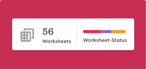 worksheets-status, worksheet-progress