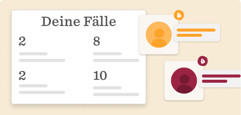 Deine Fälle, data visualization, user profile statistics