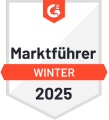 Marktführer Badge Winter 2025 G2, Award recognition G2 for market leadership in winter 2025