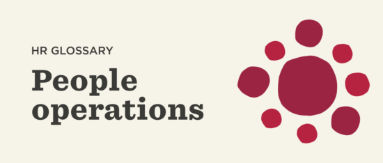 HR glossary with bold 