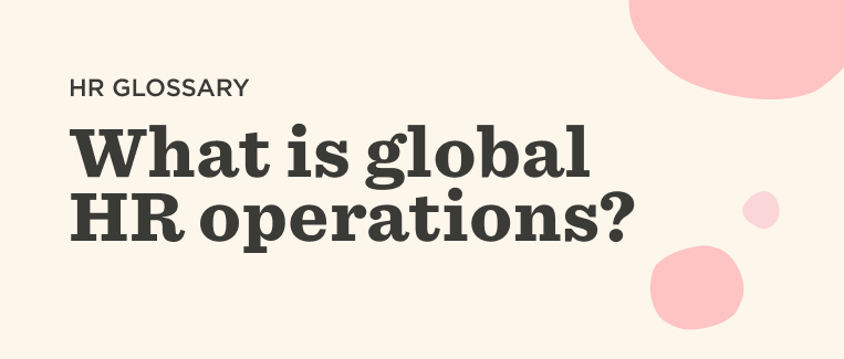 HR glossary with the question: 
