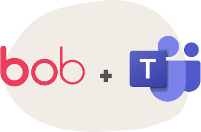 bob logo, Microsoft Teams logo