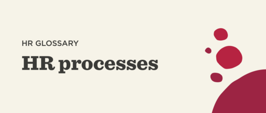 HR glossary featuring the term 