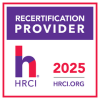 recertification provider, HR certification logo 2025