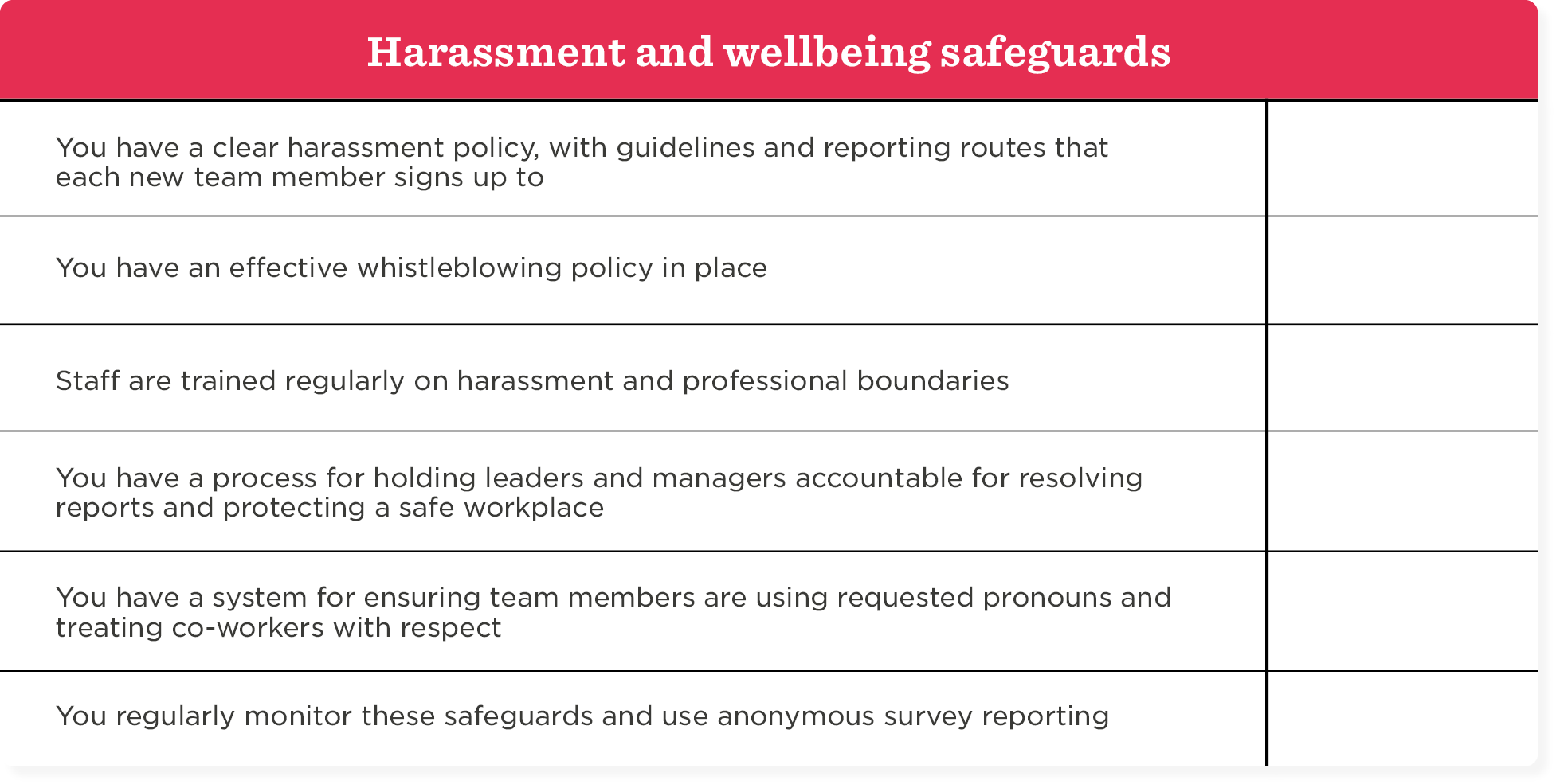 harassment policy guidelines and reporting routes for team safety, employee training for harassment and bullying awareness