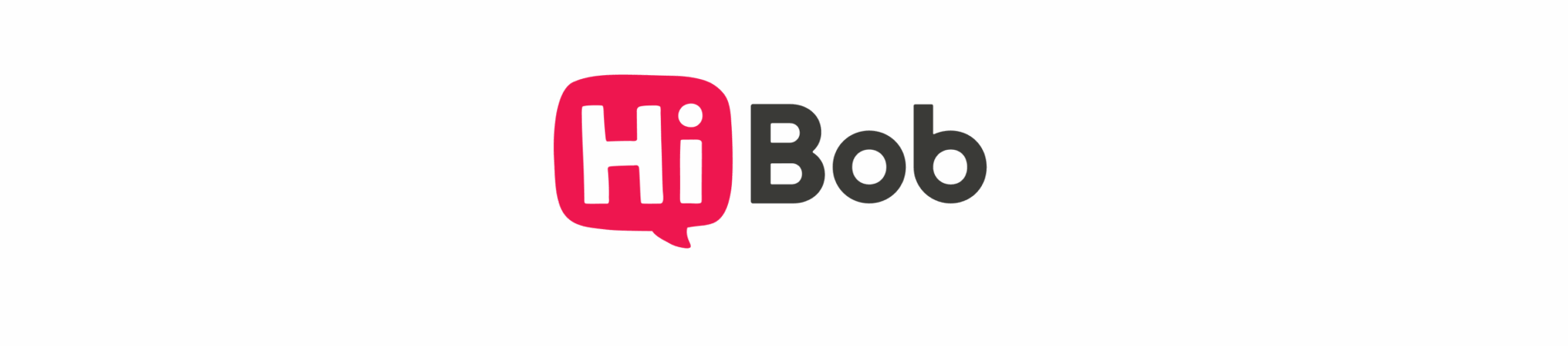 HiBob logo featuring bold red speech bubble and stylized text, combining professional and approachable design elements., HiBob, logo