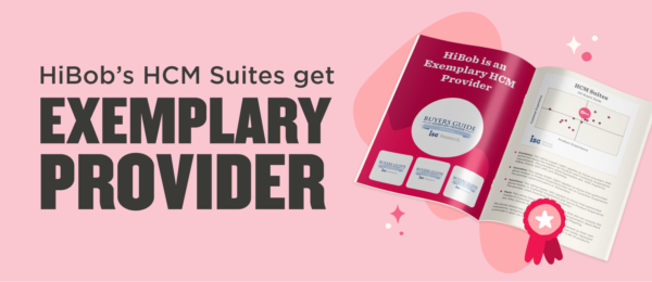 HiBob's HCM Suites highlighted as exemplary provider in ISG Buyers Guide with bold text and visual data representation., HiBob, HCM Suites