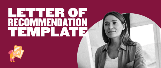 Letter Of Recommendation Template + Tips