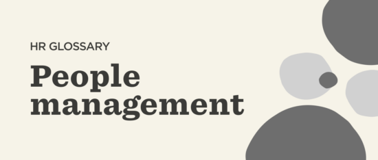 HR glossary design featuring 