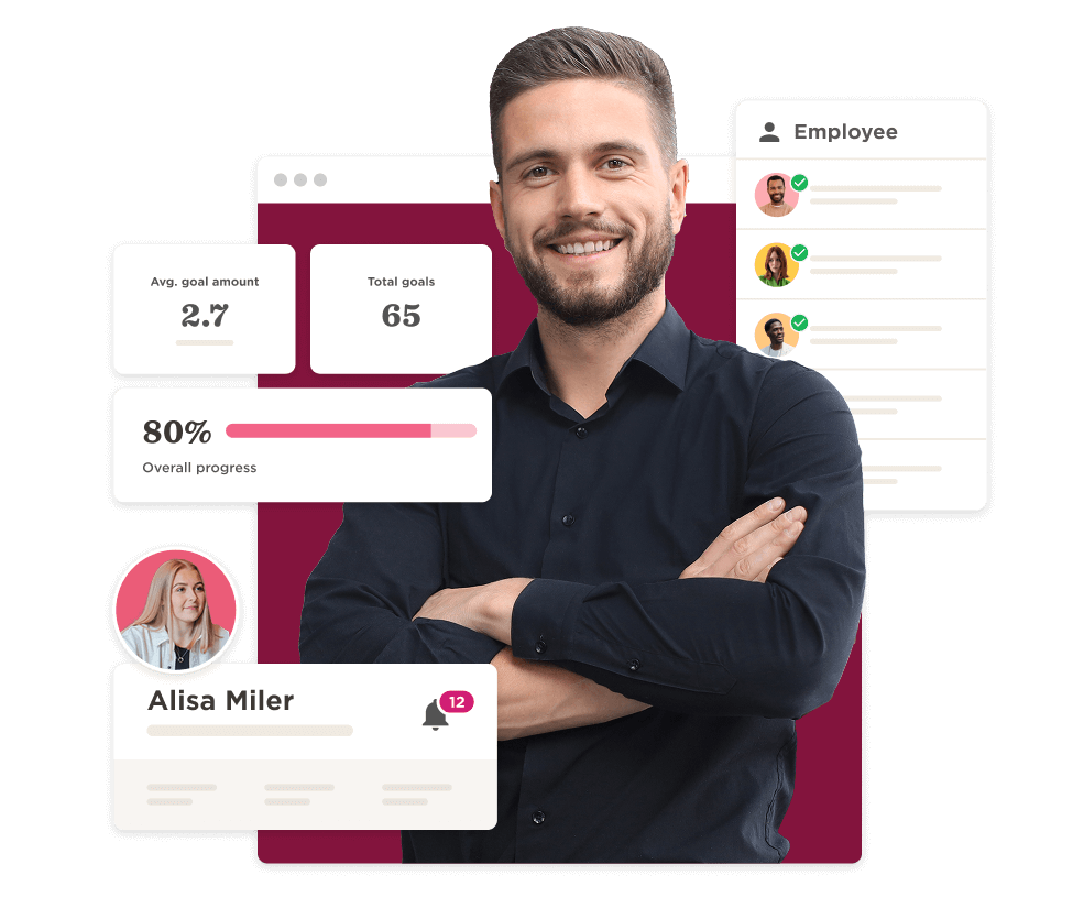 employee dashboard, progress metrics visualization