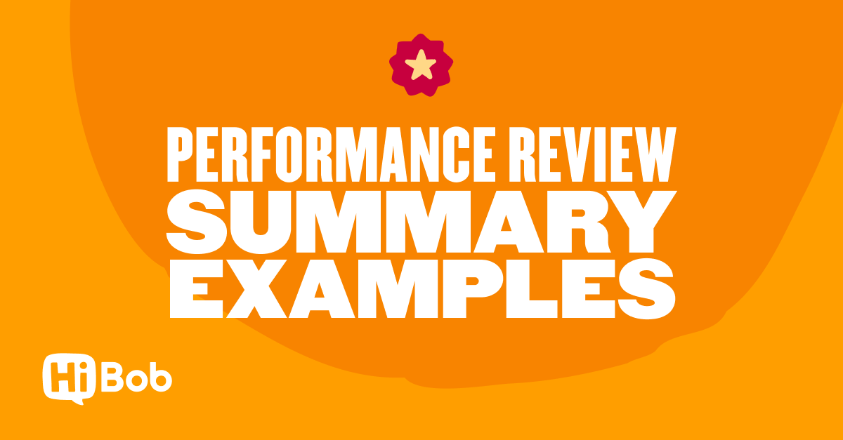Performance review summary examples & templates [2026]