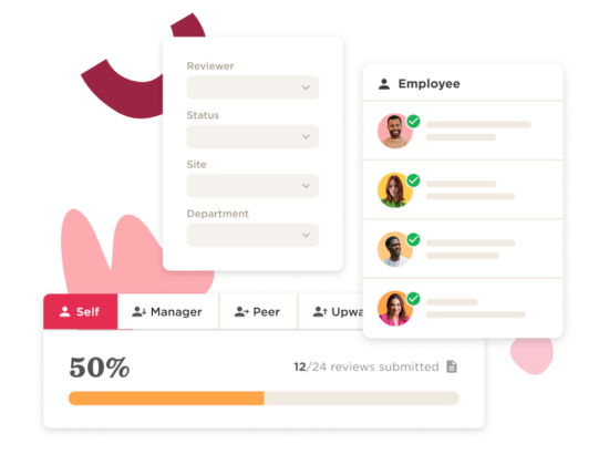 self-review-dashboard, employee-rating-interface
