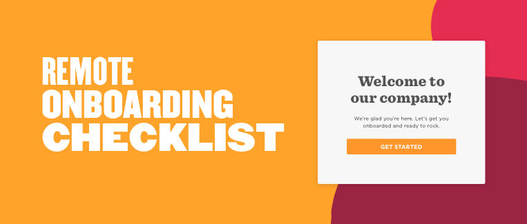 remote onboarding checklist, welcome to our company onboarding 안내