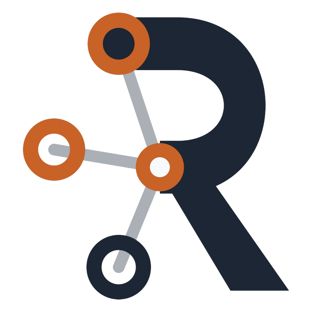 abstract logo, data visualization concepts