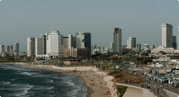 cityscape, beachfront