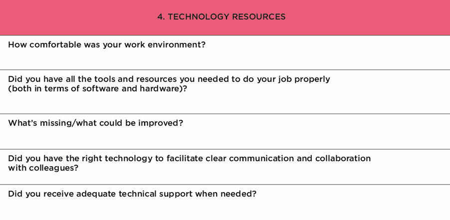 Exit Interview Form - Download PDF Document for Printing