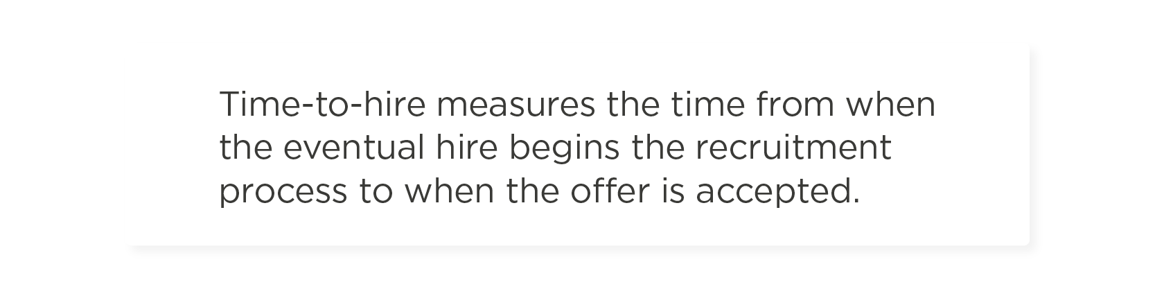 time to hire