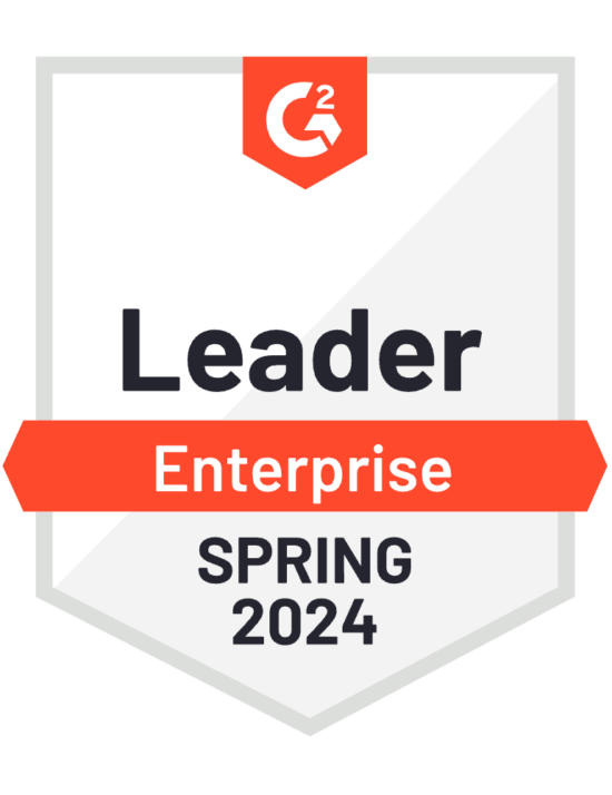 Leader, Enterprise, G2, Spring2024
