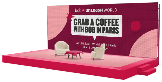grab-a-coffee-with-bob-in-paris-stage, unleash-world-2023-conference