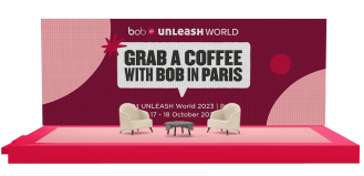 grab-a-coffee-with-bob-in-paris, unleash-world-2023-stage-design