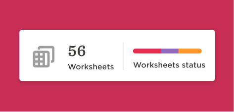 worksheets-count, worksheet-status-indicator
