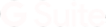 G Suite logo on a white background, symbolizing cloud productivity and collaboration tools, Modern design, clean lines, and branding elements.