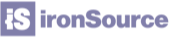 IronSource logo featuring stylized 'iS' in blue; represents a tech company specializing in monetization and app distribution. IronSource, logo, technology